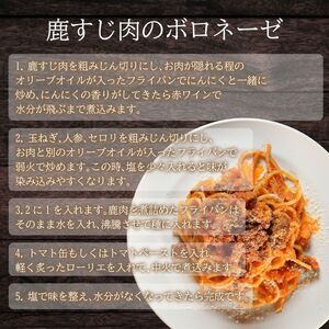 ジビエ 鹿 しか すじ 肉 1.2kg 低カロリー 低脂質 高たんぱく ヘルシー 鉄分 煮込み パスタ ソース 冷凍 愛媛 愛南
