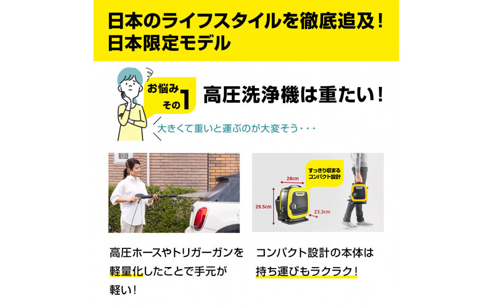 ケルヒャー高圧洗浄機 K MINI