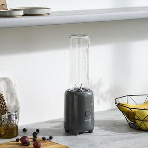 ミキサー ボトルブレンダー 330/600ml アイリスオーヤマ 4枚刃 IBB-601-H ダークグレー ｜ ミキサー 新生活  ひとり暮らし