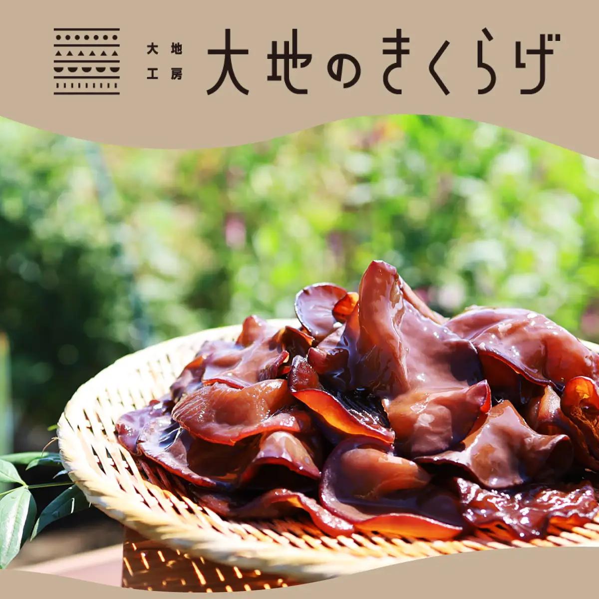 国産 乾燥きくらげ 細切りカット 30g × 4個 大地のきくらげ