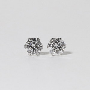 プラチナ 0.40ct一粒天然ダイヤモンドスタッドピアス プラチナ900 ピアス ジュエリー アクセサリー PT900 レディース ダイヤ0.20ct×2 カラット 天然 ダイヤモンド 山梨県 甲斐市