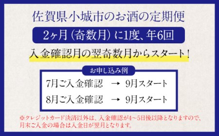 【定期便】銘酒「七田」隔月(奇数月) 2ヶ月に1回 お届け Q090-002