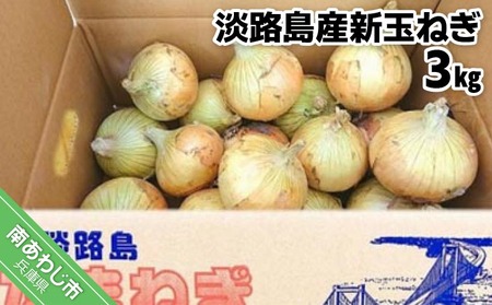 【新玉予約】淡路島産新玉ねぎ ３kg　 ◆配送2月中旬～