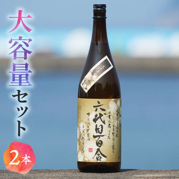 【ふるさと納税】芋焼酎 六代目百合 35度 1800ml 2本セット 塩田酒造 焼酎　薩摩川内 鹿児島県