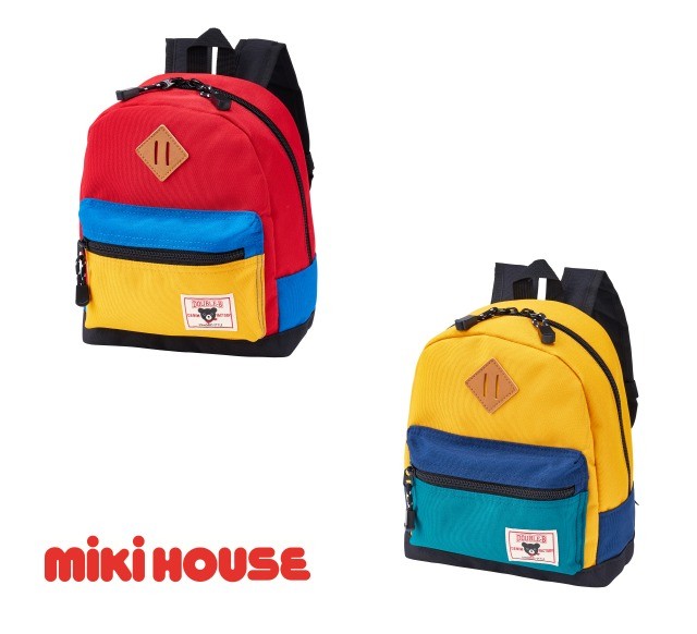 
                  E164　ミキハウス ダブルB リュック M サイズ(赤・カラシ)【mikihouse リュック かばん こども 5歳 6歳 男の子 女の子 赤 カラシ Mサイズ 10L ロゴ 通園 通学 遠足 おでかけ 大阪府 八尾】
                