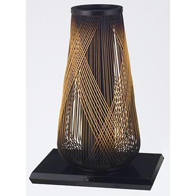 ふるさと納税 静岡市 駿河竹千筋細工 花器 「登龍」(とりゅう)