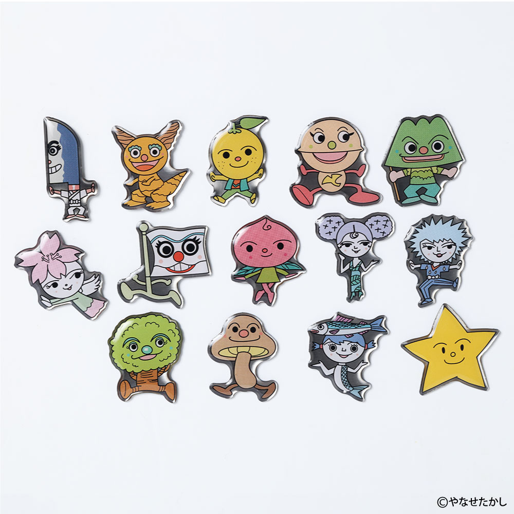 【ふるさと納税】香美市イメージキャラクターピンバッジ （コンプリートセット） ピンバッジ バッジ やなせたかし先生デザイン やなせたかし イメージキャラクター 香美市限定品 ふるさと納税限定品 高知県 香美市 送料無料