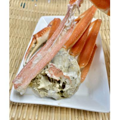 ふるさと納税 村上市 【訳あり】浜茹で本ズワイガニ　足欠「雄ガニ　3杯(約900g)」1043007 |  | 03