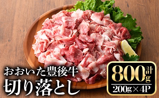 
                  おおいた豊後牛切り落とし(計800g・200g×4P)牛肉 お肉 豊後牛 小分け【112100501】【ミートクレスト】
                