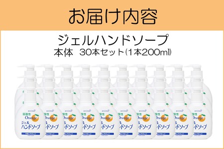 ジェルハンドソープ 本体 200ml×30本【B-179】ハンドソープ 手洗い ジェル ハンド 福岡 飯塚 福岡県 飯塚市