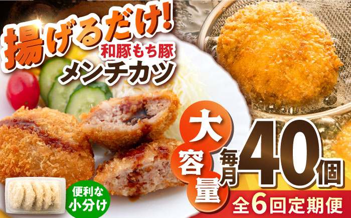 
【全6回定期便】メンチカツ 40個 3.4kg コロッケ めんちかつ 惣菜 揚げ物 おかず 弁当 横須賀 冷凍【有限会社丸伸商事】 [AKFH040]
