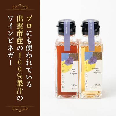 ふるさと納税 出雲市 ワインビネガー 2020年 紅白100ml2本セット |  | 01
