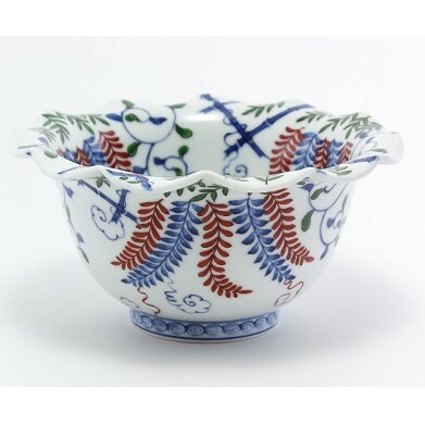 源右衛門窯 染錦藤絵 鉢 器 食器 盛り鉢 有田焼 | 350000円 35万円 | ad085