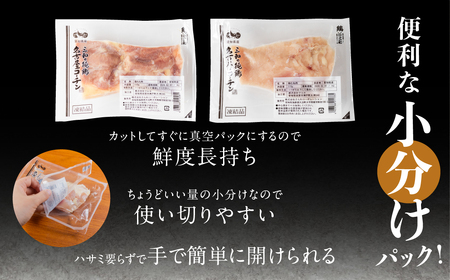 三和 純鶏 名古屋コーチン もも肉 110g×5袋 小分け 冷凍 真空パック 肉 地鶏 鶏肉 創業明治33年 さんわ 鶏三和 とり肉 もも 国産 渥美半島 愛知県 田原市 小分け 肉