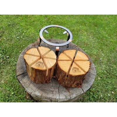 ふるさと納税 恵那市 恵那産ミニスウェーデントーチ2個×五徳セット