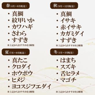 <冬のお届け> 旬のお刺身 2種類 (2~3人前×2種類) 魚 切身 鮮魚 刺身セット 刺身2種盛り 刺身 お刺身 お刺し身 魚介 海の幸 小分け 個包装 冷凍 鯛  愛媛県 松山市