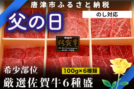 「父の日」佐賀牛希少部位100g×6種類(合計600g) にくのともる厳選 焼肉用 A5～A4等級 食べ比べ ギフト キャンプ