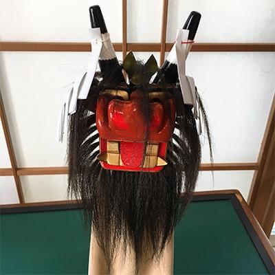 ふるさと納税 鬼北町 牛鬼　頭のみ(小)布張り