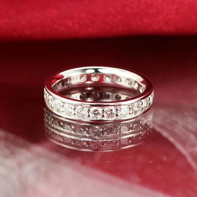 Pt950　1.0ct　ダイヤモンド　フルエタニティリング-R0069