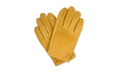LAMP GLOVES -UTILITY GLOVE MID -(カラー：キャメル／サイズ：S)【革手袋 レザー グローブ 鹿革 メンズ レディース Lamp gloves ランプグローブス ミッド ドライビンググローブ バイカー ファッション 手袋 香川県 さぬき市】