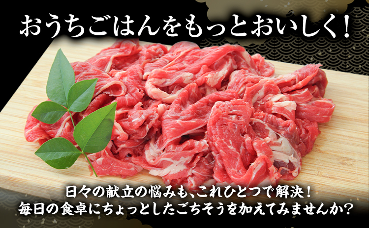 味彩牛 切り落とし 500g のぐち産業株式会社《90日以内に出荷予定(土日祝除く)》熊本県 菊池市 牛肉 スライス お肉 精肉 熊本県産 九州産 国産 冷凍 送料無料