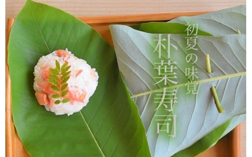 初夏の味【期間限定】（5月下旬頃から順次発送）さんまぜ工房「朴葉寿司」10個セット  下呂市 寿司 お寿司 郷土料理 手作り ホオバ ほおば 季節限定