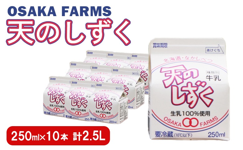 天のしずく 250ml × 10本 計 2.5L【51002AA0101】
