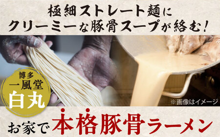 一風堂 白丸 ラー麦麺セット 8食[BGAD025] 豚骨ラーメン とんこつ