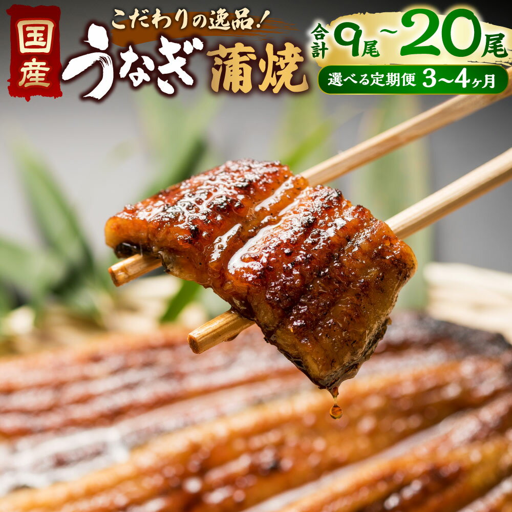 【ふるさと納税】＜選べる内容量・定期便回数＞蒲焼きうなぎ 1回あたり3尾・4尾・5尾 1尾約135g 1ヶ月毎 3回 4回 ウナギ 鰻 かば焼き 魚介類 惣菜 自家製たれ・山椒付き ギフト 贈答 冷蔵 国産 愛知県産 茨城県 神栖市 送料無料