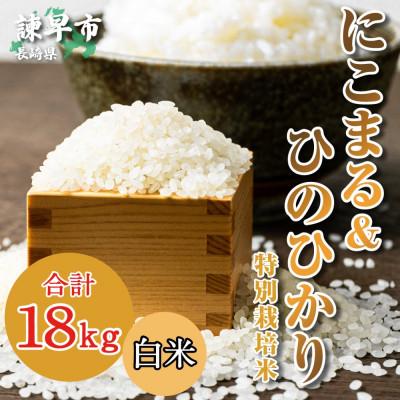 ふるさと納税 諫早市 【令和7年産】特別栽培米・九州のこだわり米　食べ比べ(9kg×2) |  | 01