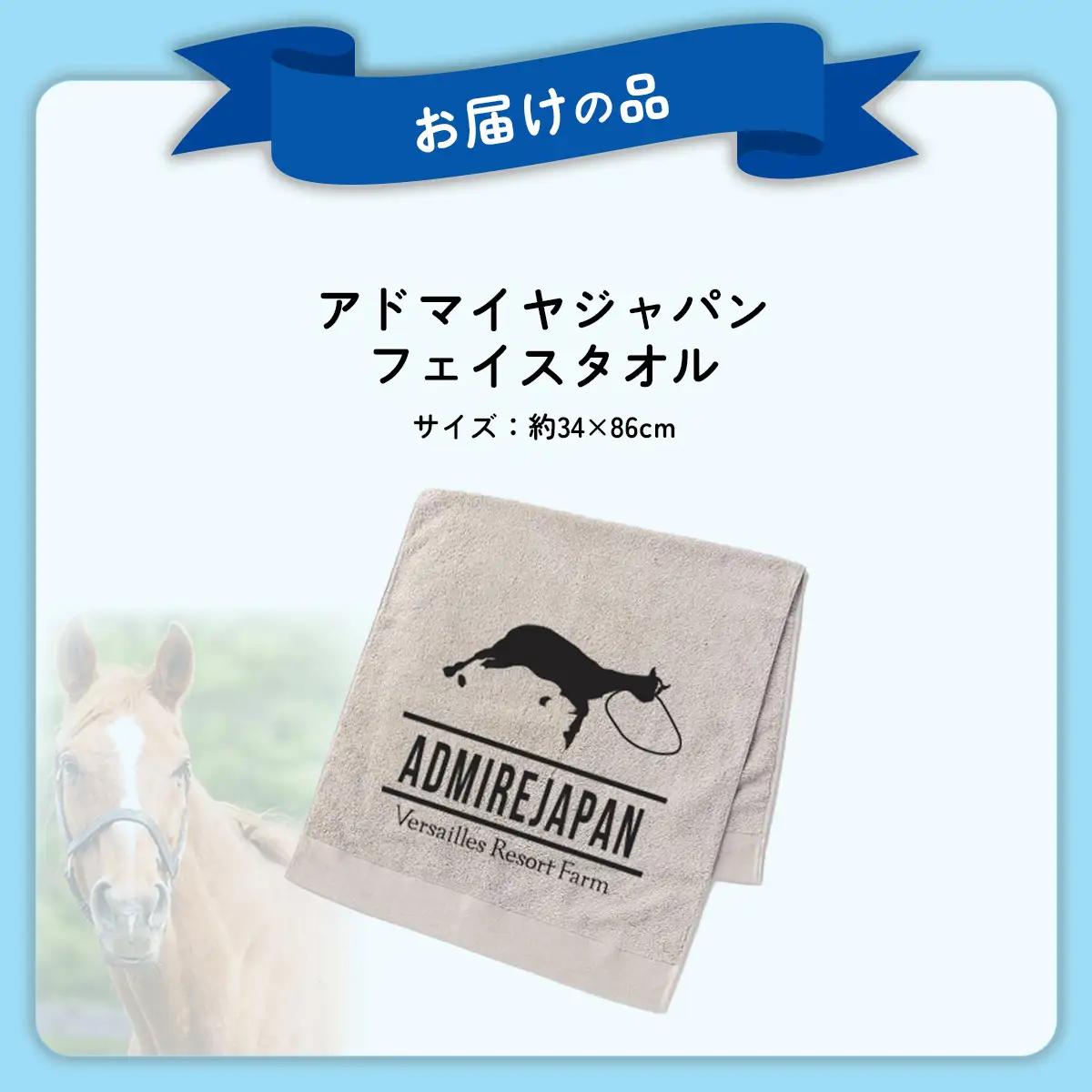 【アドマイヤジャパン×Yogibo】フェイスタオル BRTV042