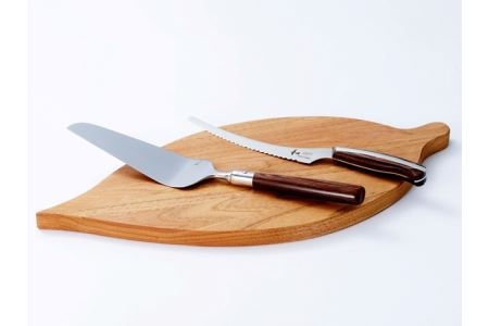 H35-09 【和 NAGOMI】ケーキナイフ&ケーキサーバー （「ケーキ用」刃渡り155mm）【最長6ヶ月を目安に発送】