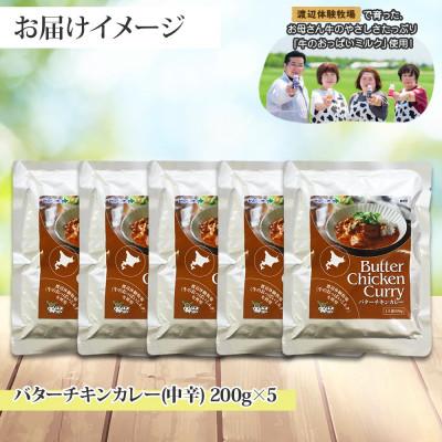 ふるさと納税 弟子屈町 北国の弟子屈バターチキンカレー(中辛) 200g×5個 1440 |  | 03