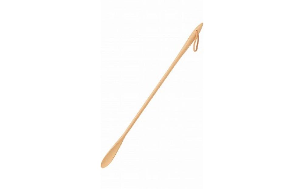 【ギフト用】旭川家具　コサイン　靴べら（L）＆スタンドセット メープル 【 旭川家具 北海道 旭川市 木製 家具 選べる樹種 靴べら 専用スタンド 屈まず使える 長い ロング シューホーン 滑らか仕上