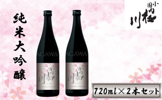 【限定2個】小国桜川　純米大吟醸（720ml）2本セット