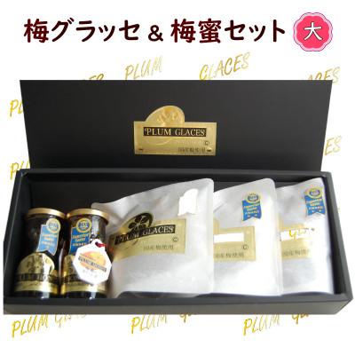ふるさと納税 御坊市 ふみこ農園　梅グラッセ&amp;梅蜜セット(大)