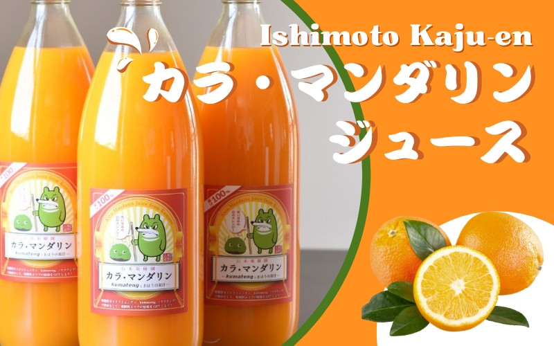 
                  果汁100％ 石本果樹園の カラマンダリン ジュース 1000ml×3本 セット 数量限定 / みかん ミカン 蜜柑 柑橘 フルーツ 果物 くだもの オレンジ フルーツジュース 果汁飲料 果実飲料 飲料ドリンク 濃厚 限定 三重県 紀宝町 
                