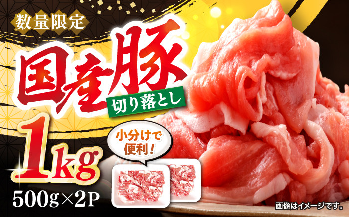 
                  豚肉 切り落とし 長崎県産 国産豚 切り落とし 計1kg（約500g×2パック）豚肉 切り落とし＜宮本畜産＞ [CFA003] 長崎 西海 国産豚 豚肉 切り落とし 国産切り落とし 定期便 豚 便利 料理 西海市産 きりおとし 定期便 1kg 切り落とし こま切れ
                