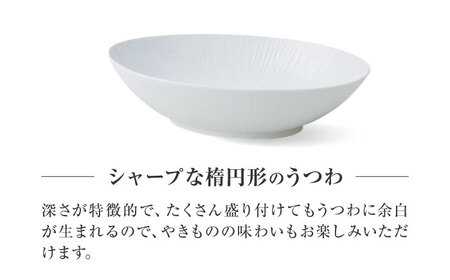 【美濃焼】miyama.のカレーとパスタのうつわ(クリース)2個セット　白磁【1500207】