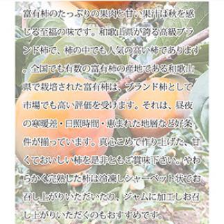 【ご家庭用わけあり】和歌山秋の味覚 富有柿 約7.5kg ※2025年11月上旬～12月上旬頃に順次発送予定_イメージ3