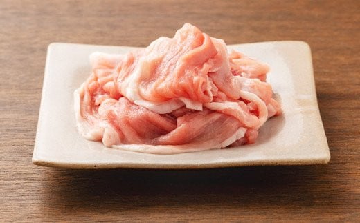 熊本県産 豚肉 モモ ・ ウデ の こま切れ セット 合計約3kg 1kg✕3パック