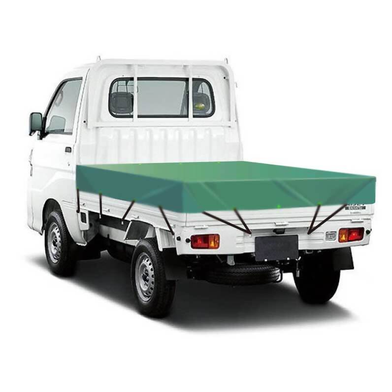 軽トラック用荷台シート（1950mm×2200mm）1枚【グリーン】