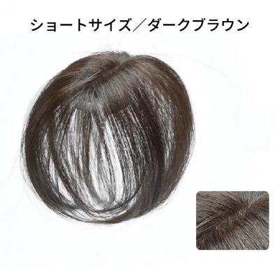 ふるさと納税 渋谷区 ヘアメイト チャチャ ショートダークブラウン[ワンポイントウィッグ]チャチャテープ1本・専用コーム付