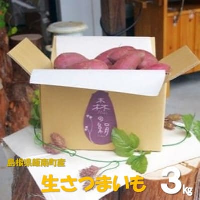 高糖度サツマイモ「森の絹」生イモ(3kg)