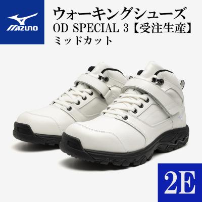 ふるさと納税 宍粟市 ミズノウォーキングシューズ ミッドカット【ホワイト2E】OD SPECIAL 3　AO24