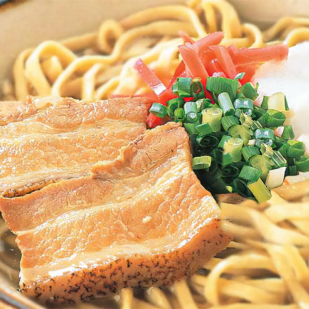 沖縄そば そば家鶴小 (ちるぐゎー) 沖縄そば 4食セット  BCCG001 そば