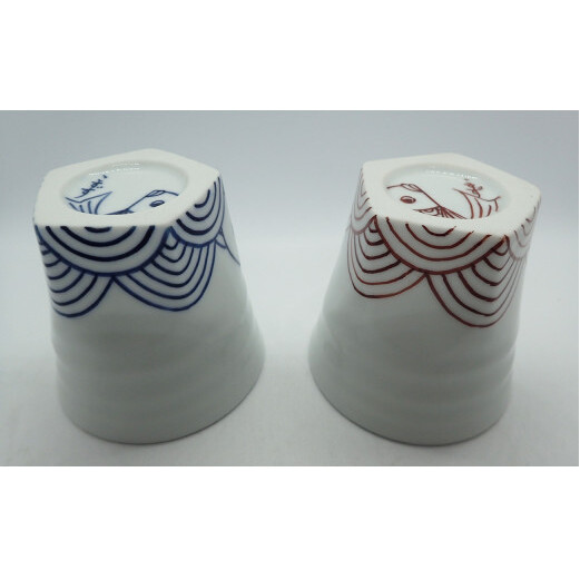 鯛ぐい呑みセットand箸置きセット やきもの工房こすず A20-232_イメージ3