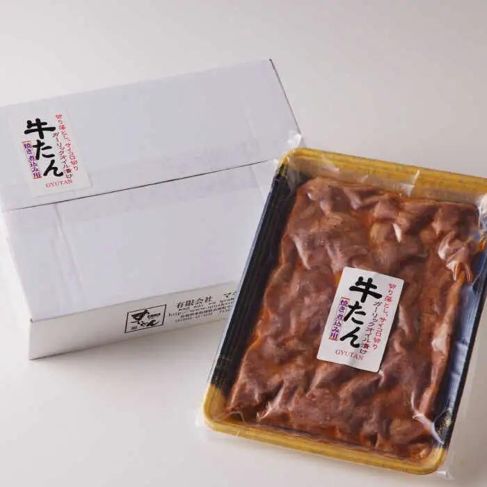 牛タン特製ガーリックオイル漬け 600g / 佐賀県 / マキハラ [41AOCS036]