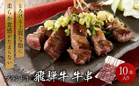 飛騨牛串 10本セット 【高山米穀協業組合 FA001】