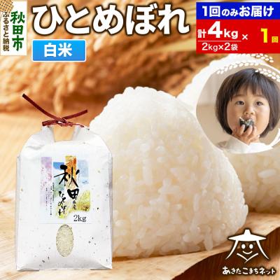 ふるさと納税 秋田市 秋田市産ひとめぼれ 4kg|15_akn-ee0401h